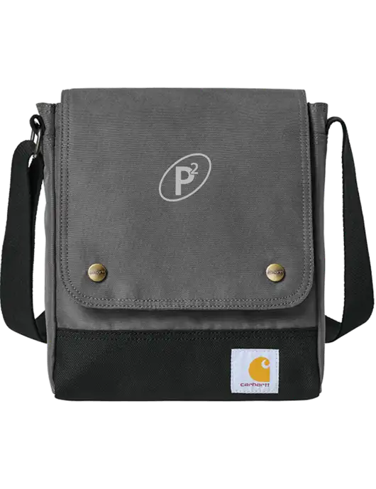 Carhartt Medium Grey Crossbody Snap Bag w/P2 Icon Logo