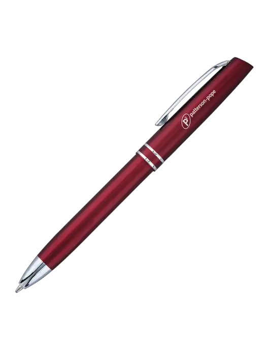 Maroon Anguilla Black Ink Pen w/P2 Logo