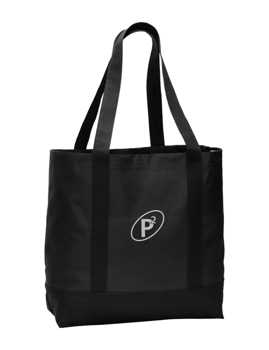 Carryall Black/Black Day Tote w/P2 Icon Logo