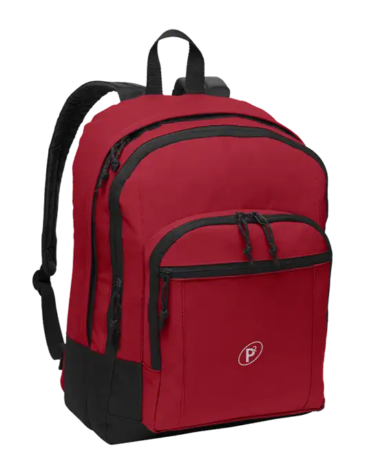 Red Essential Backpack w/P2 Icon Logo