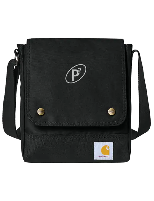 Carhartt Black Crossbody Snap Bag w/P2 Icon Logo