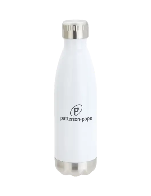City Go White 17 oz Insulated Bottle w/P2 Logo