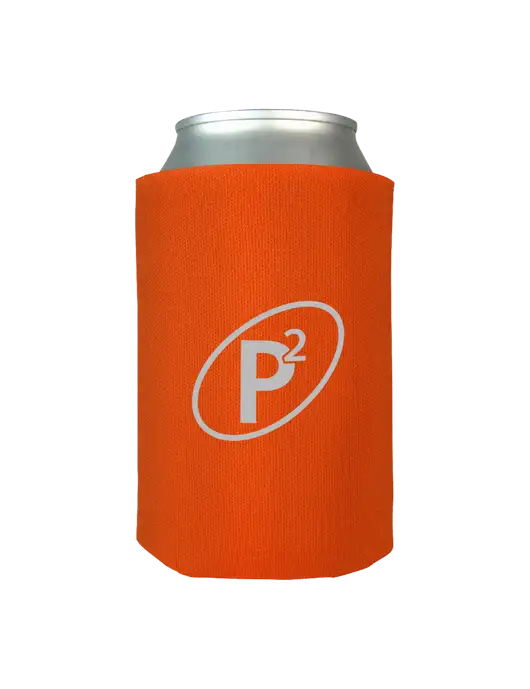Orange Foam Coolie w/P2 Icon Logo
