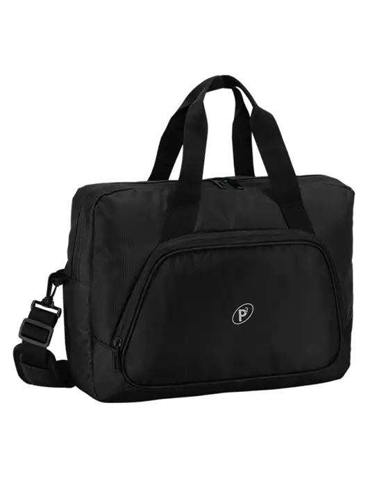 City Black Laptop Briefcase w/P2 Icon Logo