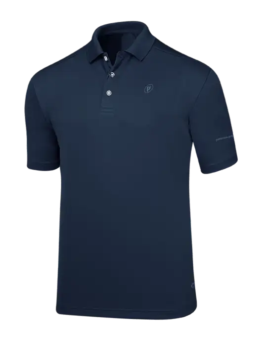 Callaway Core Navy Performance Polo w/P2 Icon Logo, Patterson Pope Wordmark Logo