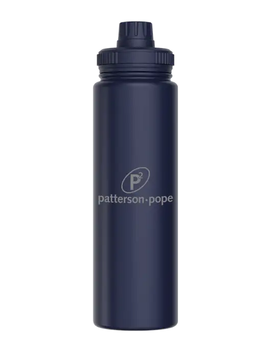Liquid Life Navy Blue Sport Bottle w/P2 Logo