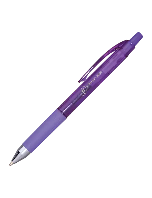 Translucent Purple Tint Pen - Purple Ink w/P2 Logo