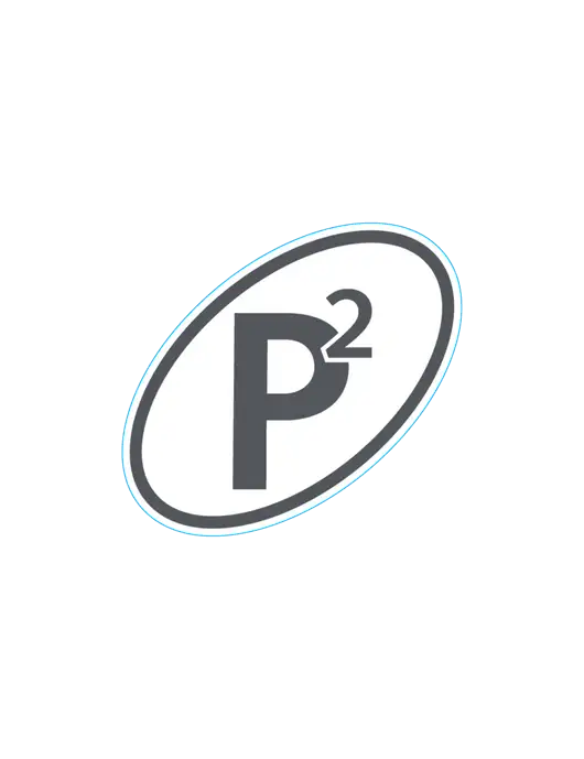 P2 Defense Medium Decal (4" w)