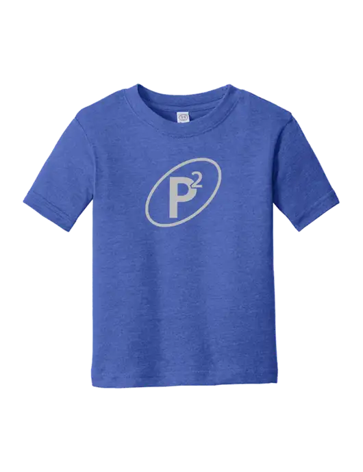 Rabbit Skins Vintage Royal Toddler Fine Jersey Tee w/P2 Icon Logo